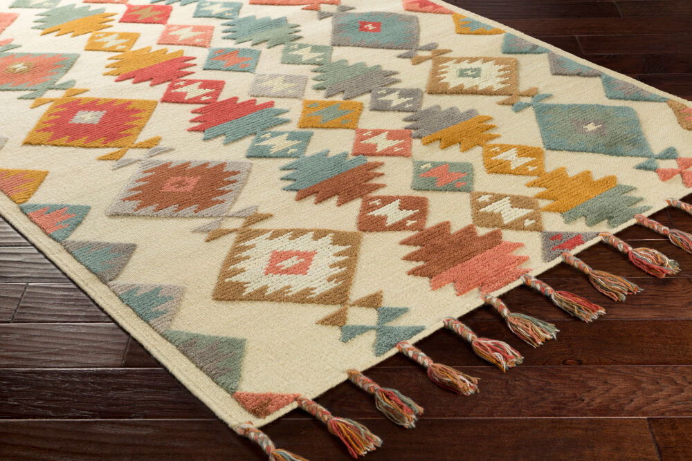 Tallo Handmade Rug, by Surya, 1'6" length x 1'6" width