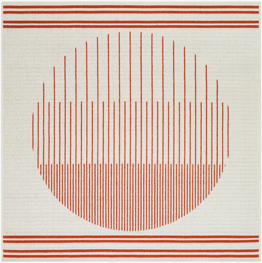 Alfresco Machine Woven Rug, by Surya, 5'2.99" length x 5'2.99" width