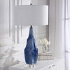 Everard Blue Table Lamp, by Uttermost, 18" width x 32.5" height x 18" depth thumbnail 4