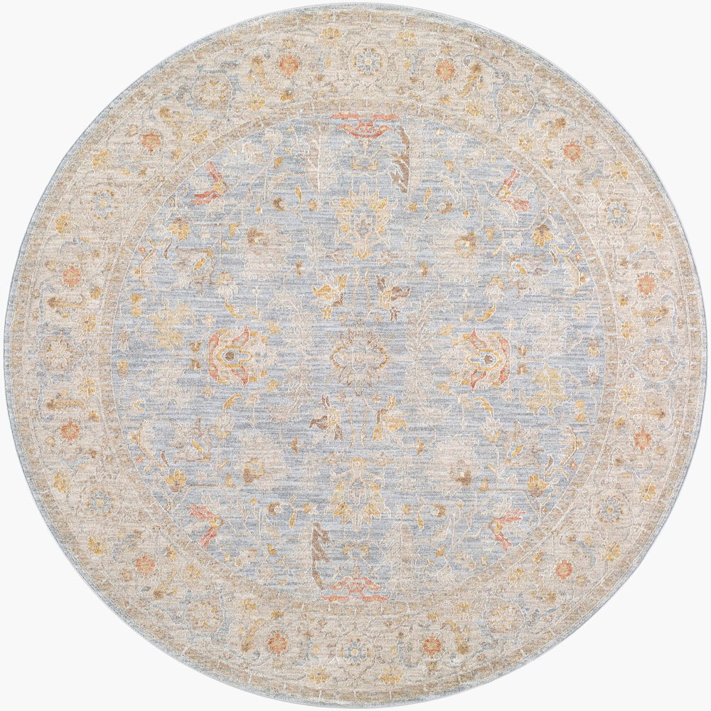 Avant Garde Machine Woven Rug, by Surya, 5'2.99" length x 5'2.99" width