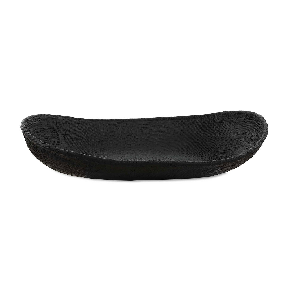 Ember Weave Indoor-Outdoor Oblong Bowl, Decorative Tray by Uttermost, 23" width x 4.75" height x 13.75" depth View 1