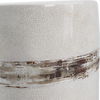 Comanche White Ceramic Garden Stool thumbnail 4