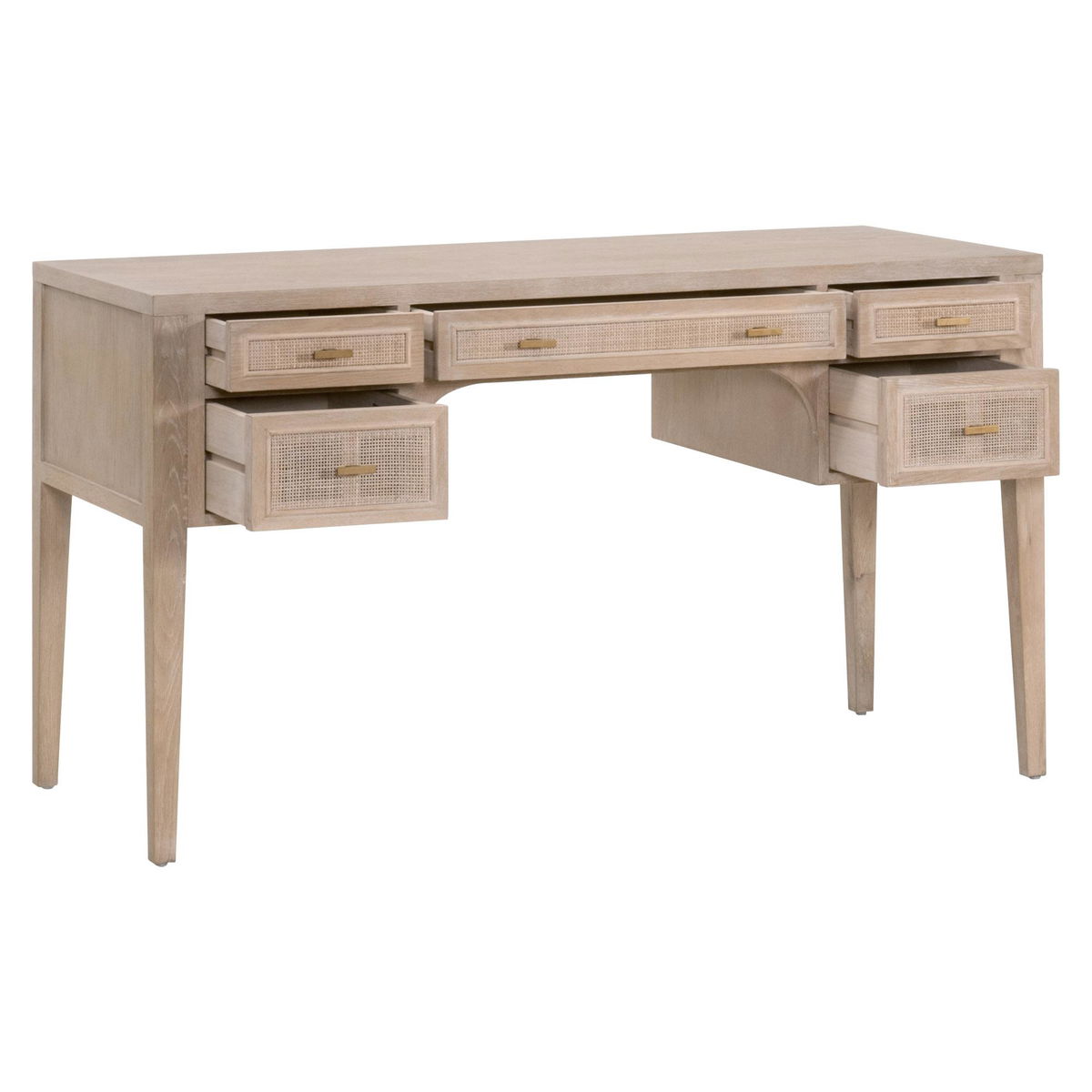 Cane Desk, by Essentials for Living, 55" width x 31.25" height x 24" depth View 4