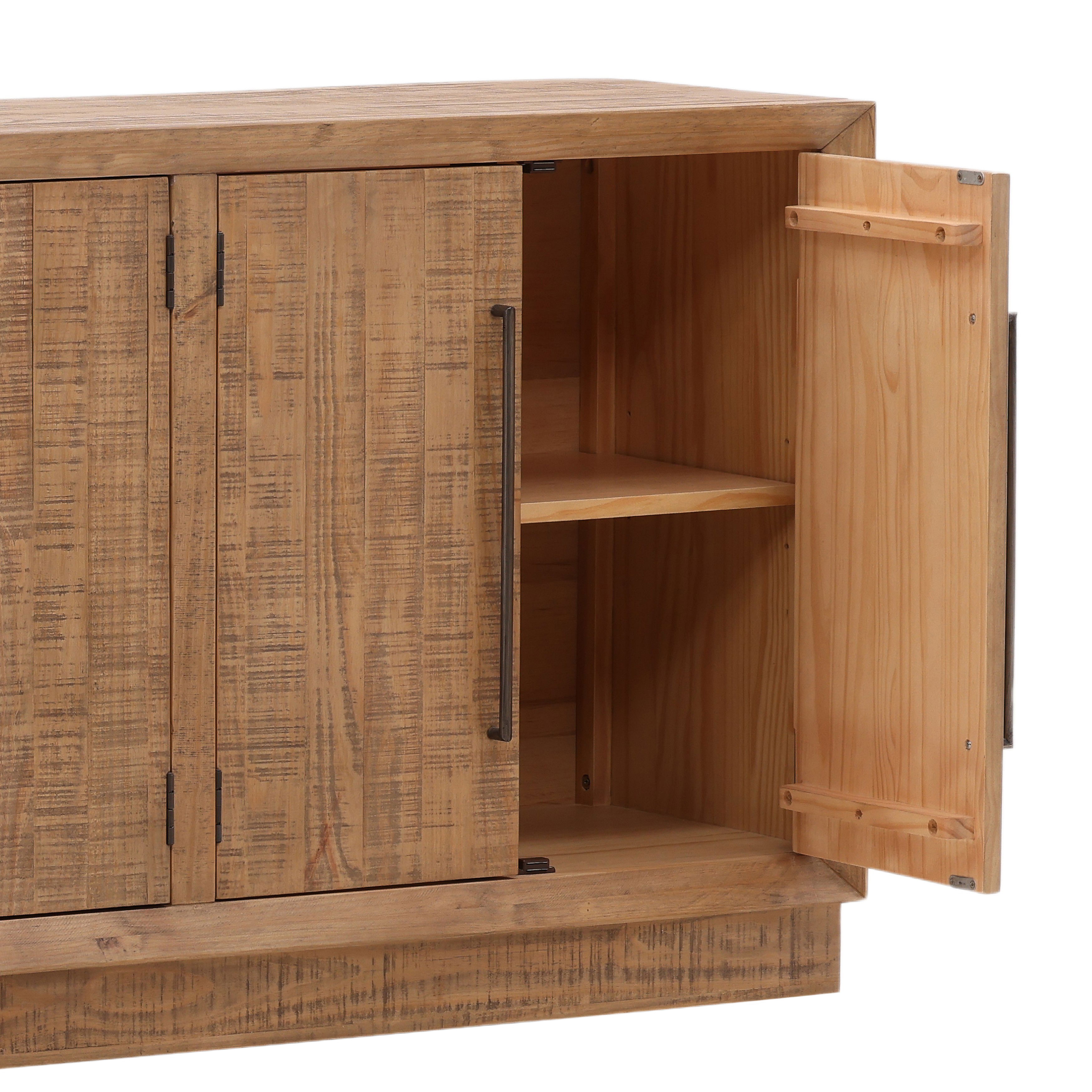 Humphreys Sideboard Natural, Sideboards & Buffet by Dovetail, 86.2" width x 33.75" height x 17.75" depth View 7