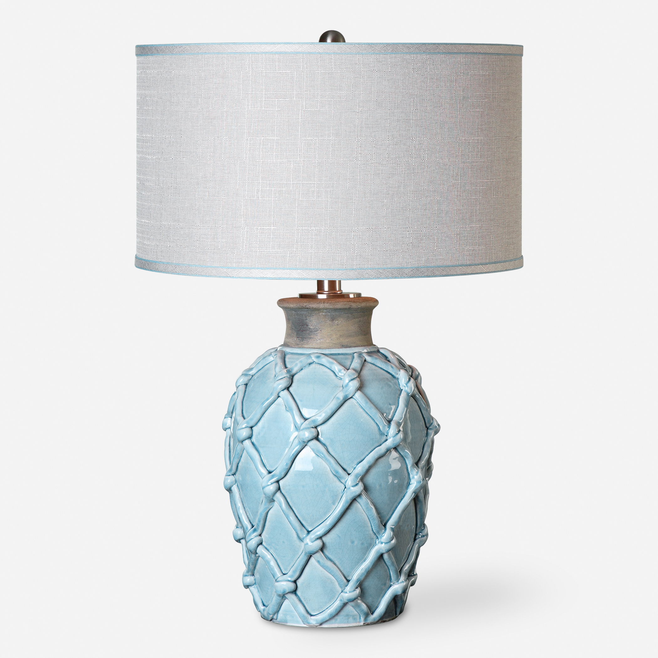 Parterre Pale Blue Table Lamp large image 