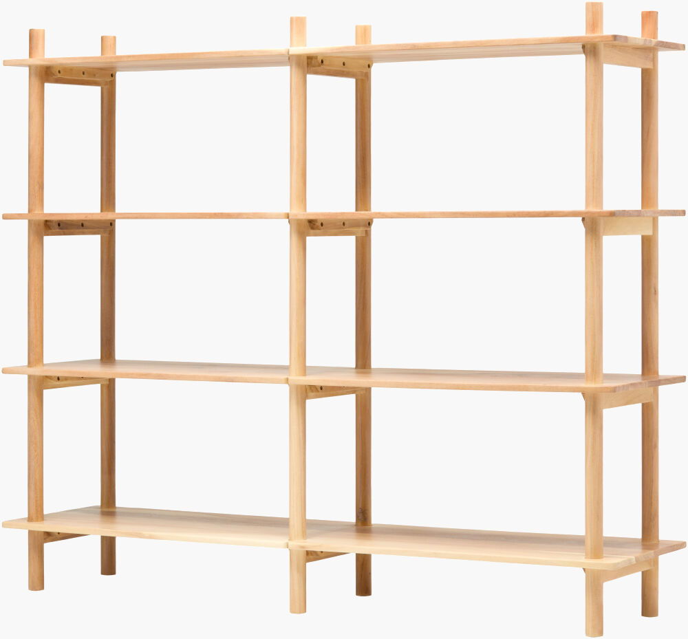 Orly Bookcase, Shelving & Bookcase by Surya, 63" width x 53" height