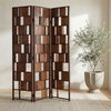 Multi Panel Screen, Room Divider by Moe's Home, 47.5" width x 71" height x 1.5" depth thumbnail 3