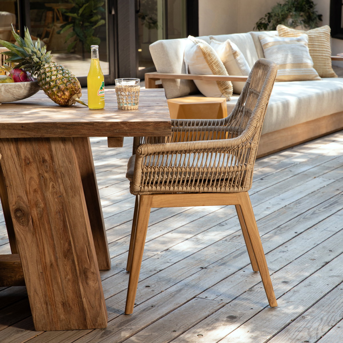 Kenna Dining Chair Set of 2, by Dovetail, 26.87" width x 36" height x 24" depth View 2