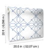 Seawater Diamond Trellis Navy & White Peel & Stick Wallpaper thumbnail 7