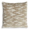 Mountains Outdoor Sand Toned Pillow, Decorative by Uttermost, 20" width x 20" height x 8" depth thumbnail 1