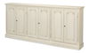 Bellagio Sideboard,96', White/White, Cabinets & Sideboard by Sarreid, 96" length x 15" width x 43" height thumbnail 1