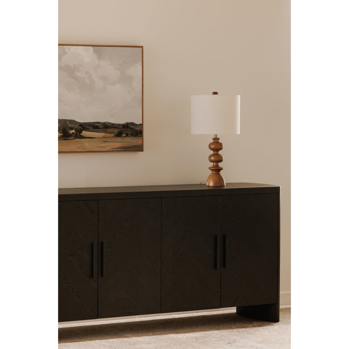 William Sideboard Black, Cabinets & Sideboard by Moe's Home, 70.75" width x 33.5" height x 17.75" depth View 12