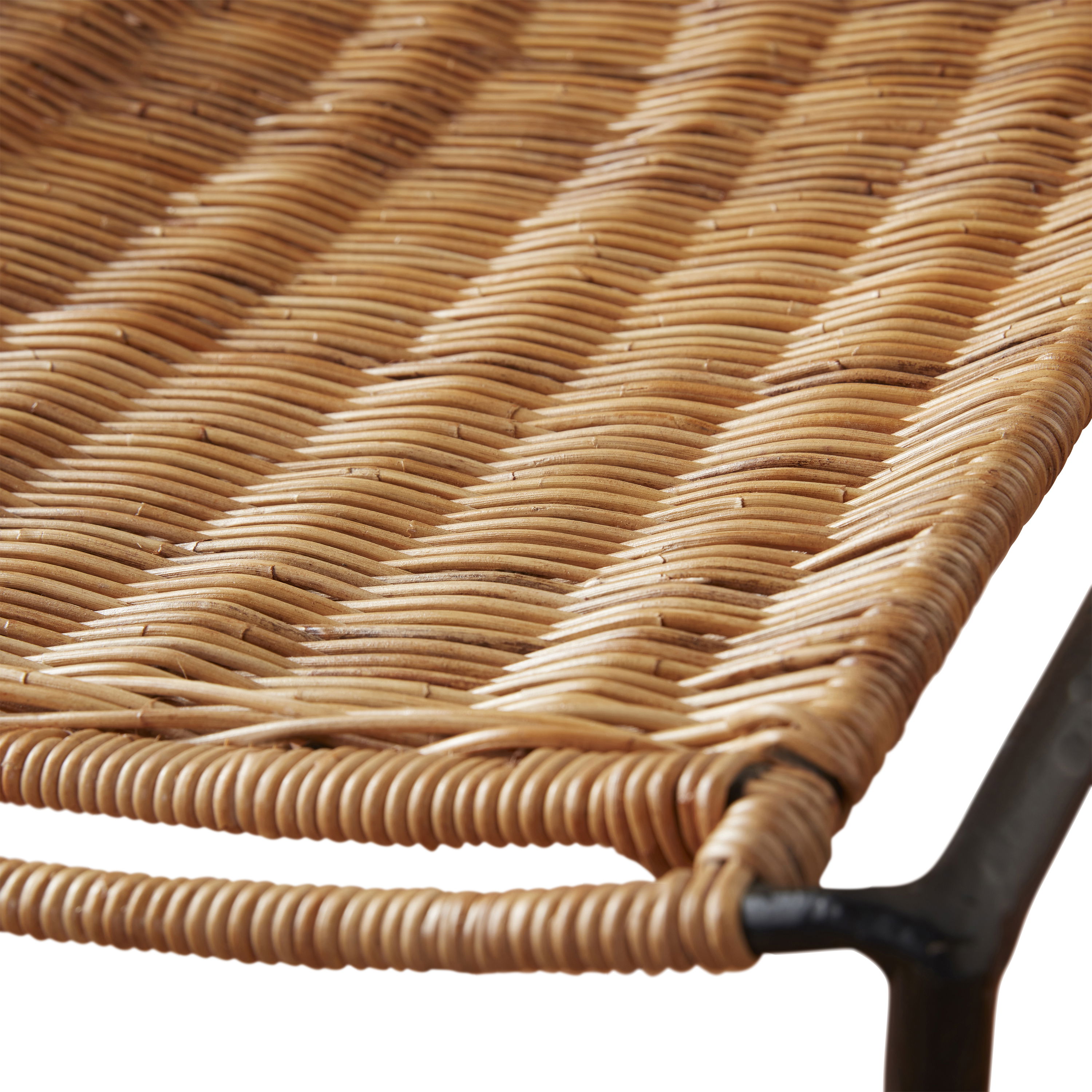 Lacoste Indoor/Outdoor Wicker Lounge Chair, Outdoor Chaise Lounge by Woven, 1'10.75" width x 2'8.25" height x 2'5.5" depth View 6