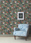 Sweetbrier Black Peel & Stick Wallpaper thumbnail 1