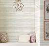 Fleeting Horizon Stripe Clay & Mint Peel & Stick Wallpaper thumbnail 2