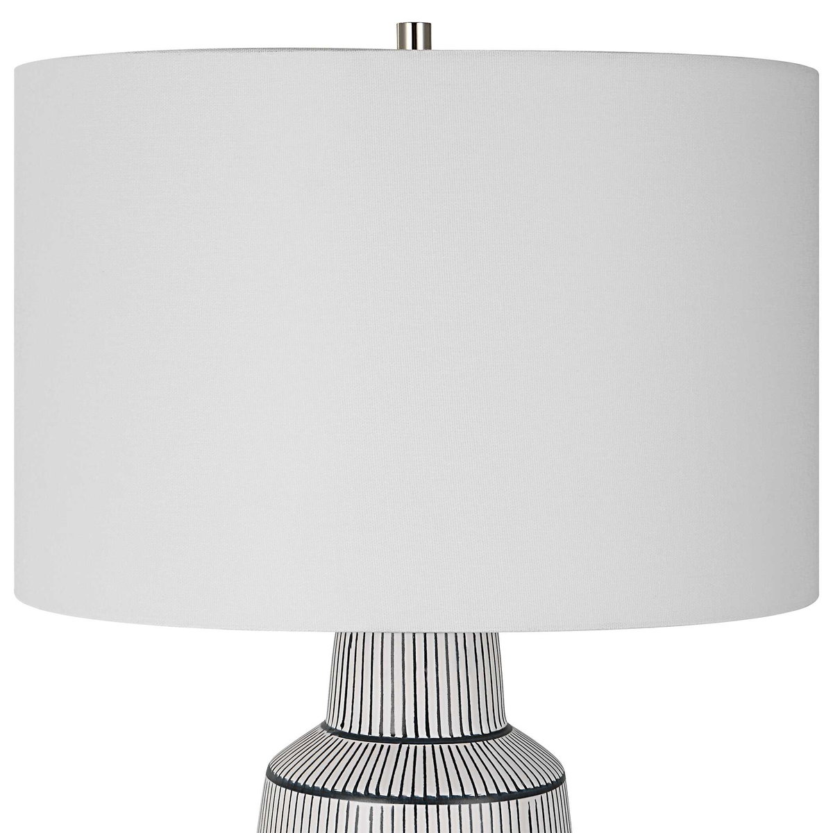 Breton Nautical Stripe Table Lamp, by Uttermost, 1'5" width x 2'4.5" height x 1'5" depth View 6