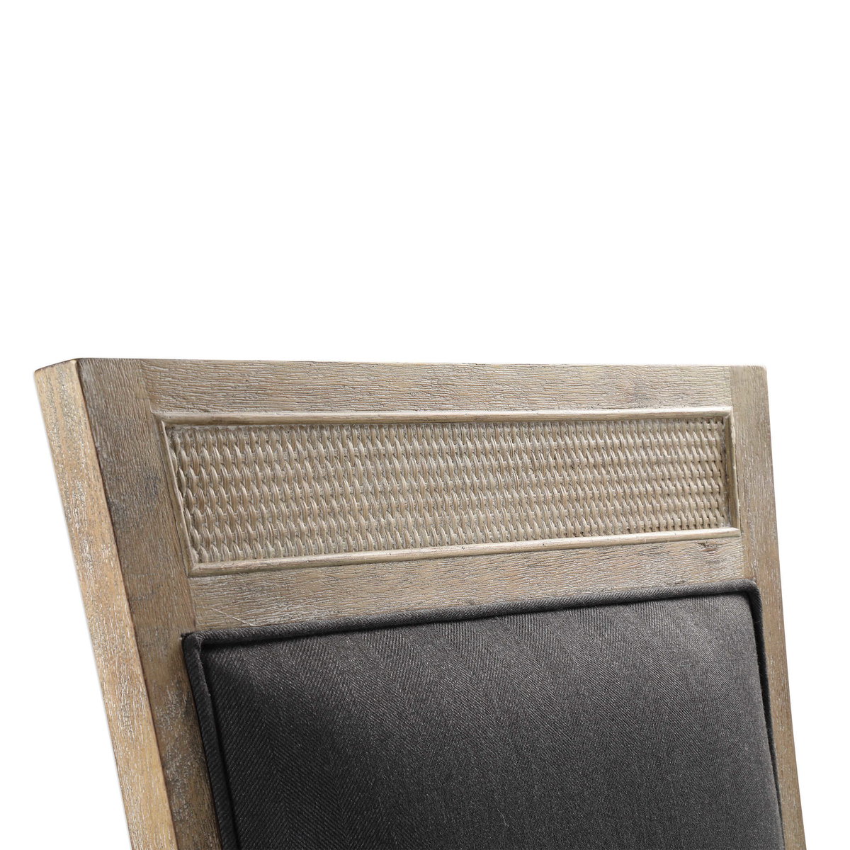 Encore Dark Gray Armless Chair, Furniture by Uttermost, 19.5" width x 41.25" height x 26.5" depth View 7