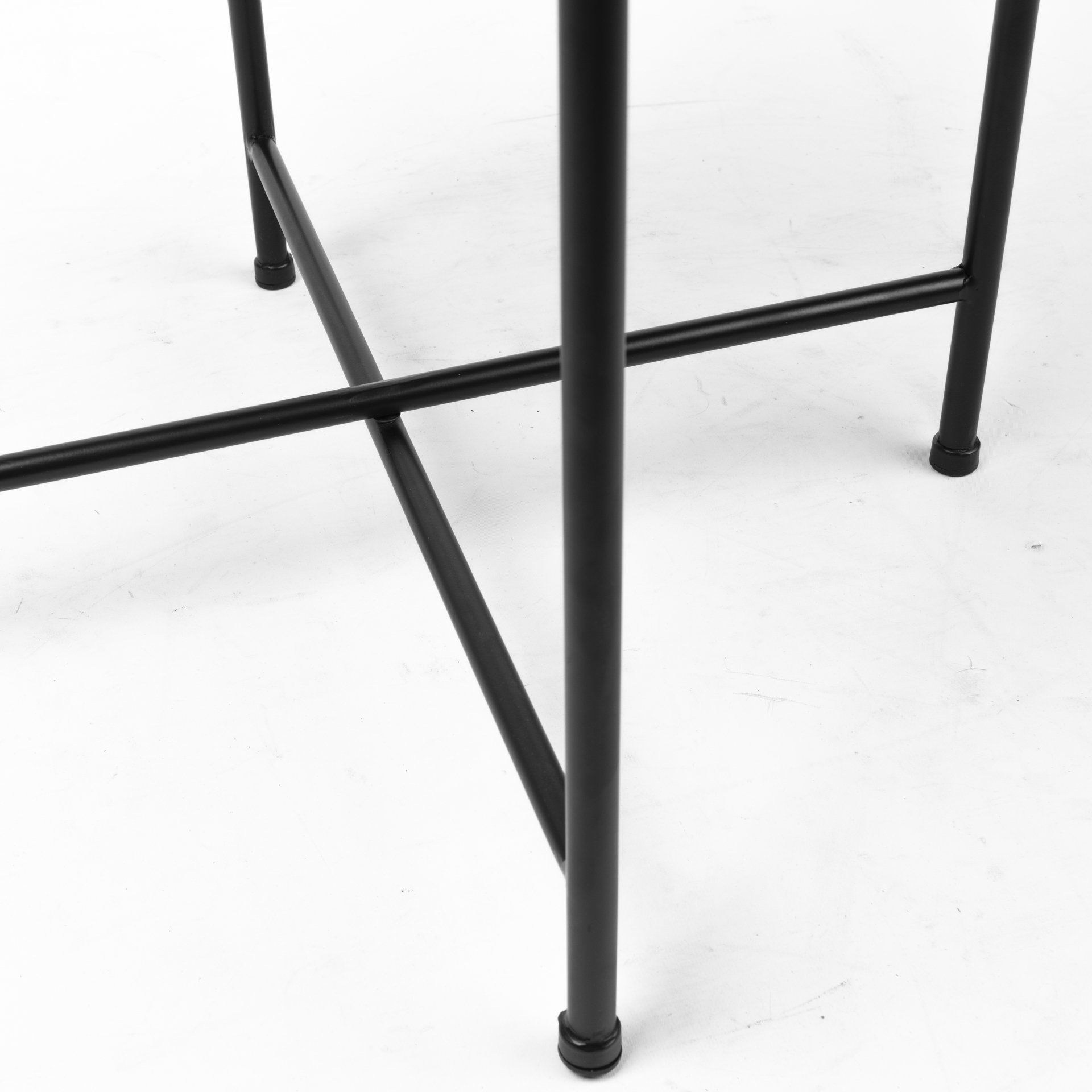 Samantha (Small) Black Mirror Top  Accent Table, Side & End Table by Mercana, 19.69" length x 19.69" width x 24.21" height View 8