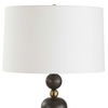 McQuinn Dark Walnut Table Lamp, by Uttermost, 18" width x 30.5" height x 18" depth thumbnail 6