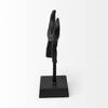 Caleb 4L x 5W Black Metal Tribal Figurine, Decorative Object by Mercana, 3.5" length x 5" width x 9" height thumbnail 5