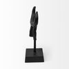 Caleb 4L x 5W Black Metal Tribal Figurine, Decorative Object by Mercana, 3.5" length x 5" width x 9" height thumbnail 5