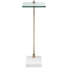 Butler Brass Accent Table, Side & End Table by Uttermost, 11" width x 23.5" height x 8" depth thumbnail 5