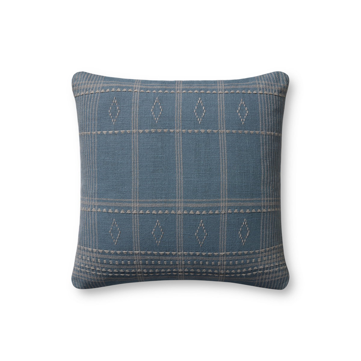 Angela Rose x Loloi Lina Pillow, Decorative Pillow, 18" length x 18" width