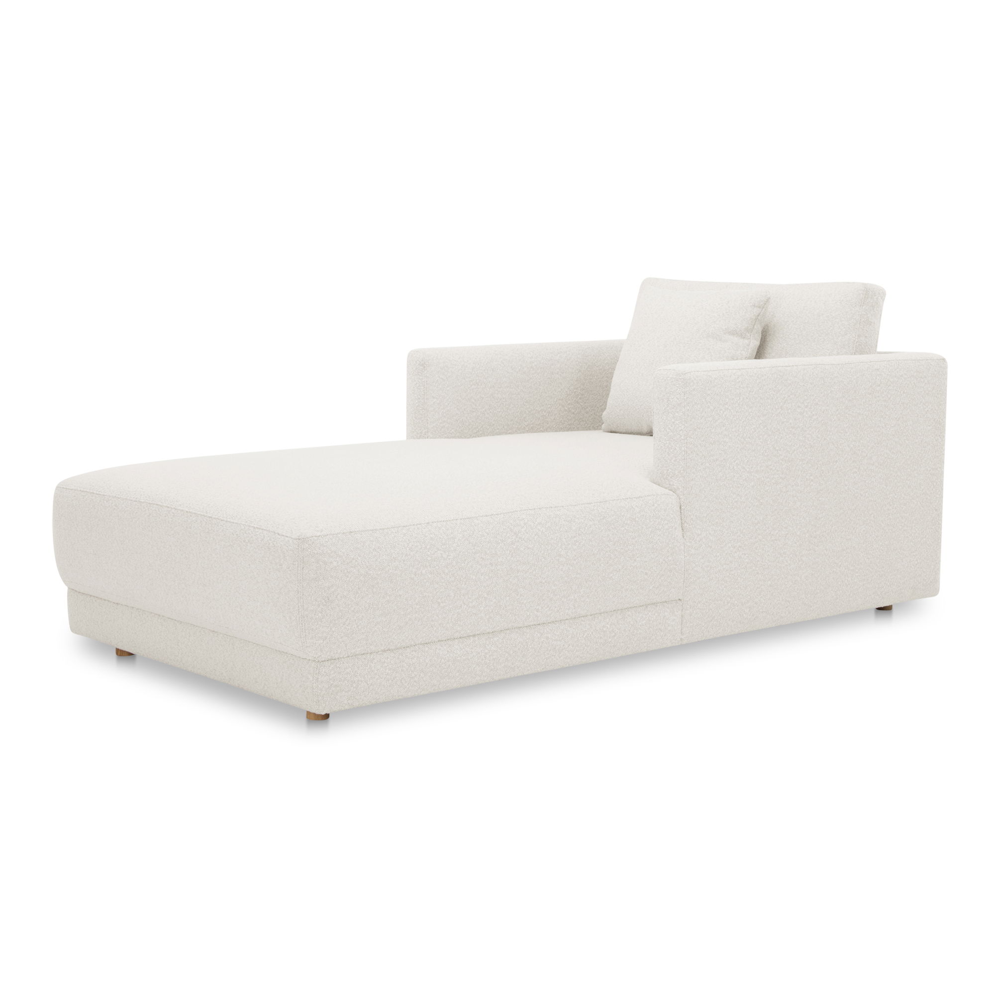 Bryn Chaise Oyster, Chaise Lounges & Daybed by Moe's Home, 39.5" width x 31.5" height x 77" depth View 2