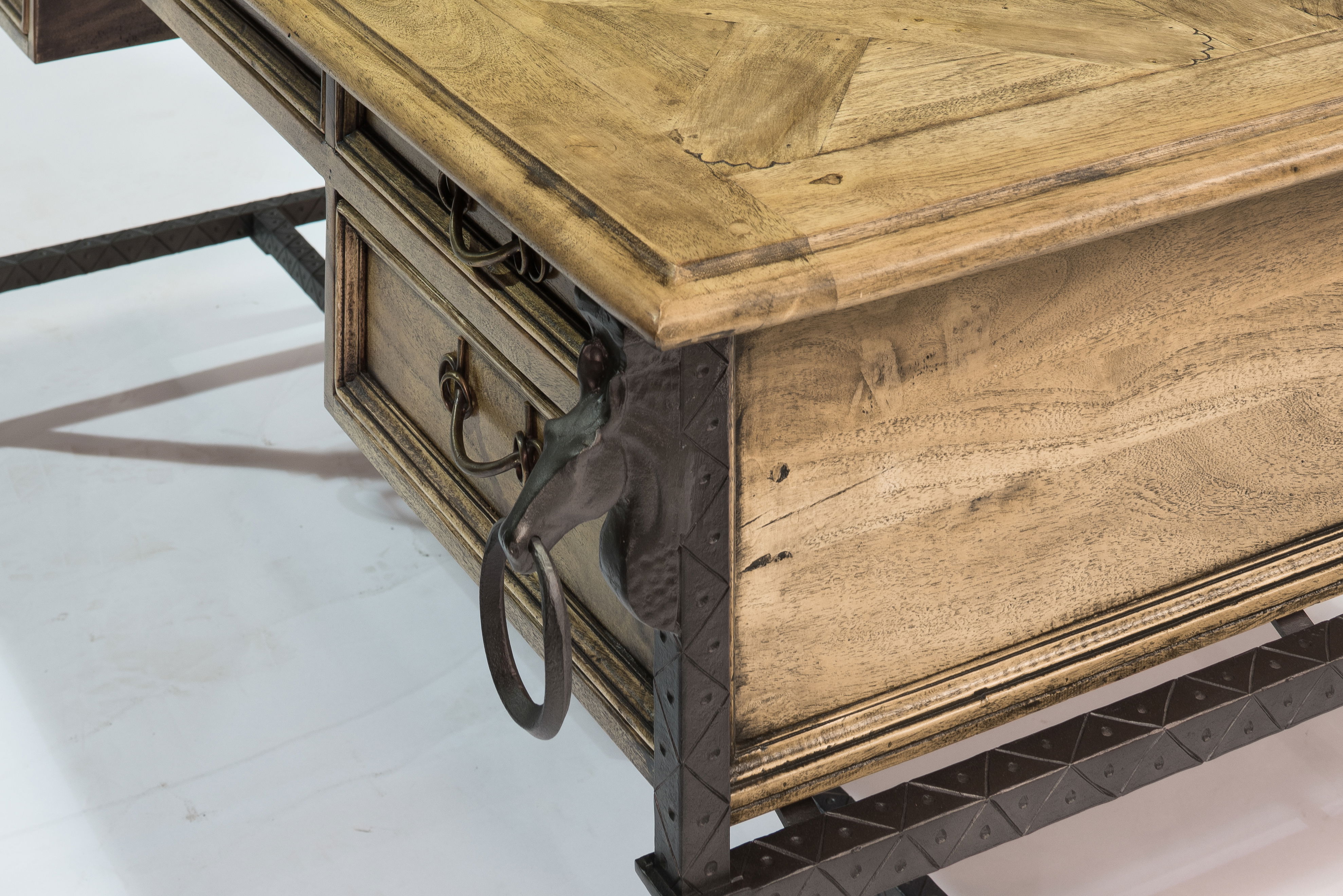 Game Of Thornes Desk, by Sarreid, 62" length x 37" width x 32" height View 14