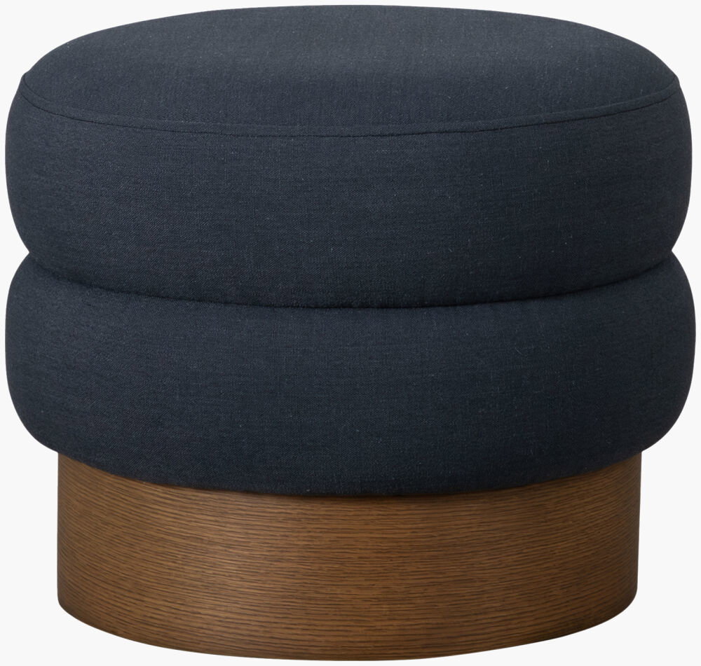 Lona Ottoman, by Surya, 22" width x 18" height