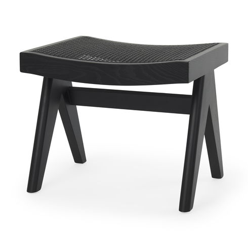Arvin  Black Wooden Stool