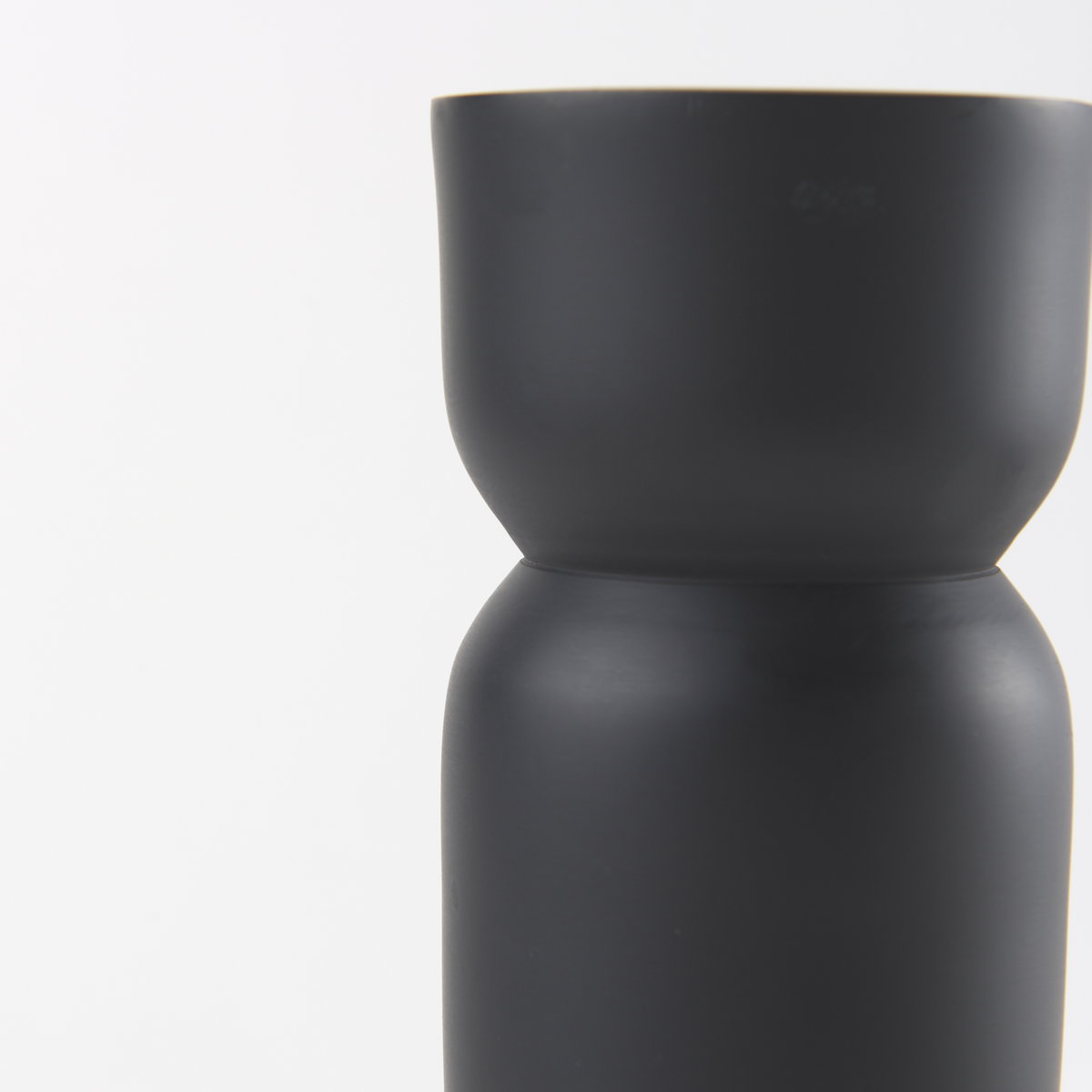 Malta Black Large Metal Candle Holder, Candles & Candle Holder by Mercana, 2.5" length x 2.5" width x 7.5" height View 8