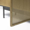 Newsome II 79Lx16Wx33H Black and Gold Metal 4 Cabinet Door Sideboard thumbnail 11