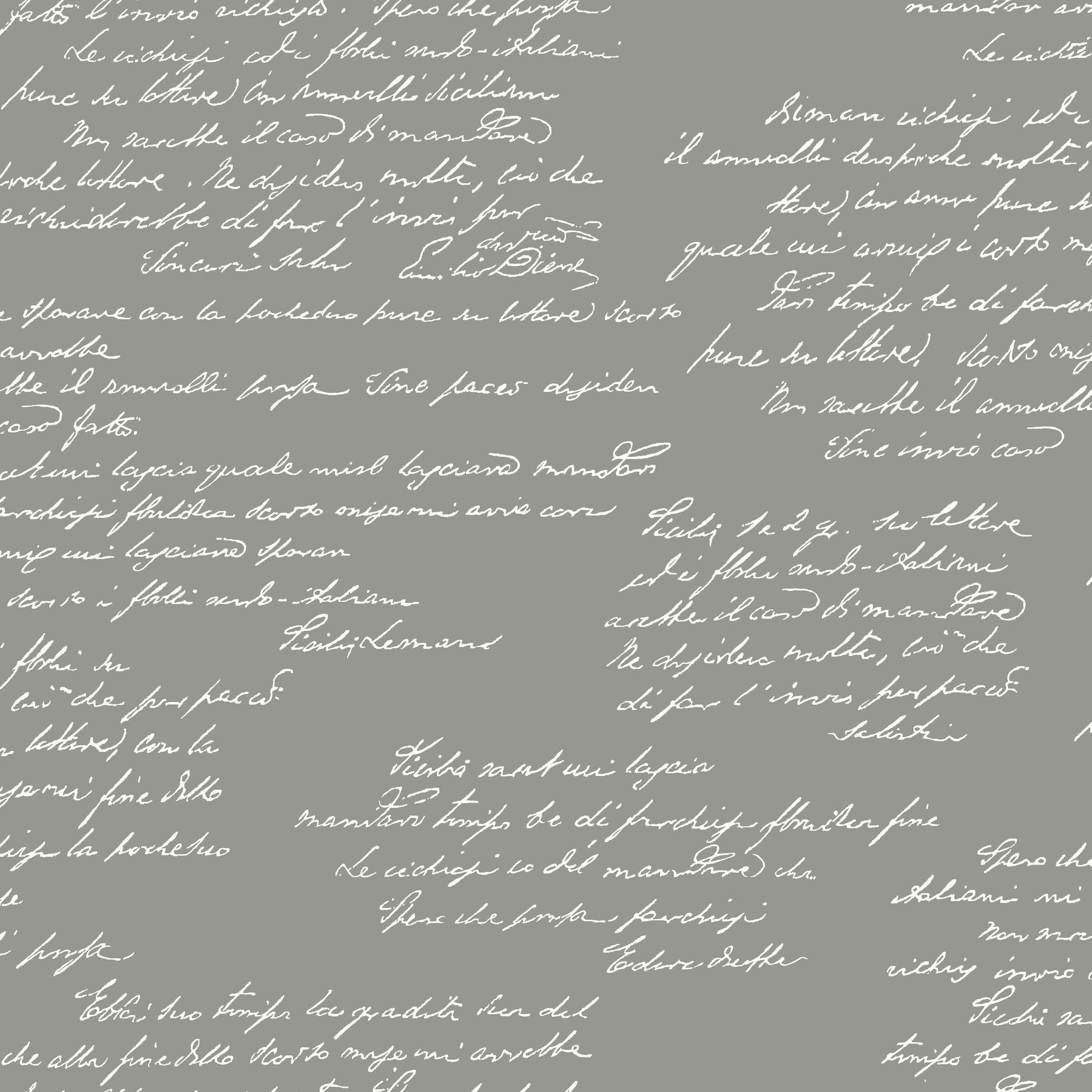Noteworthy Grey & White Wallpaper large image 