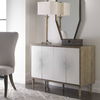 Dani 4 Door White Cabinet, Furniture by Uttermost, 48" width x 34.12" height x 18" depth thumbnail 9