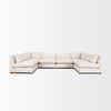 Halston 6 Piece Oatmeal U Shaped Sofa Set thumbnail 1