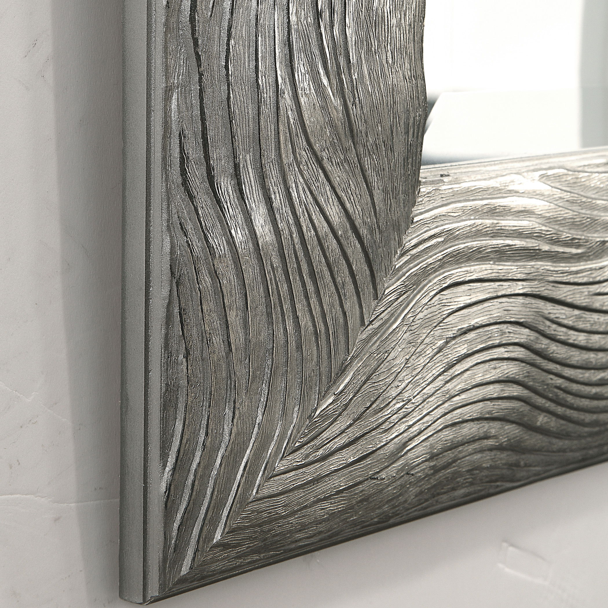 Maeona Metallic Silver Mirror large image 