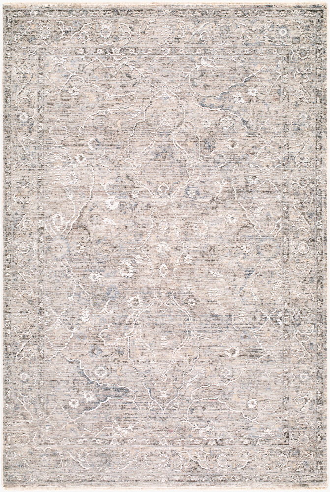 Seclusion Machine Woven Rug, by Surya, 7'4.58" length x 4'11.84" width