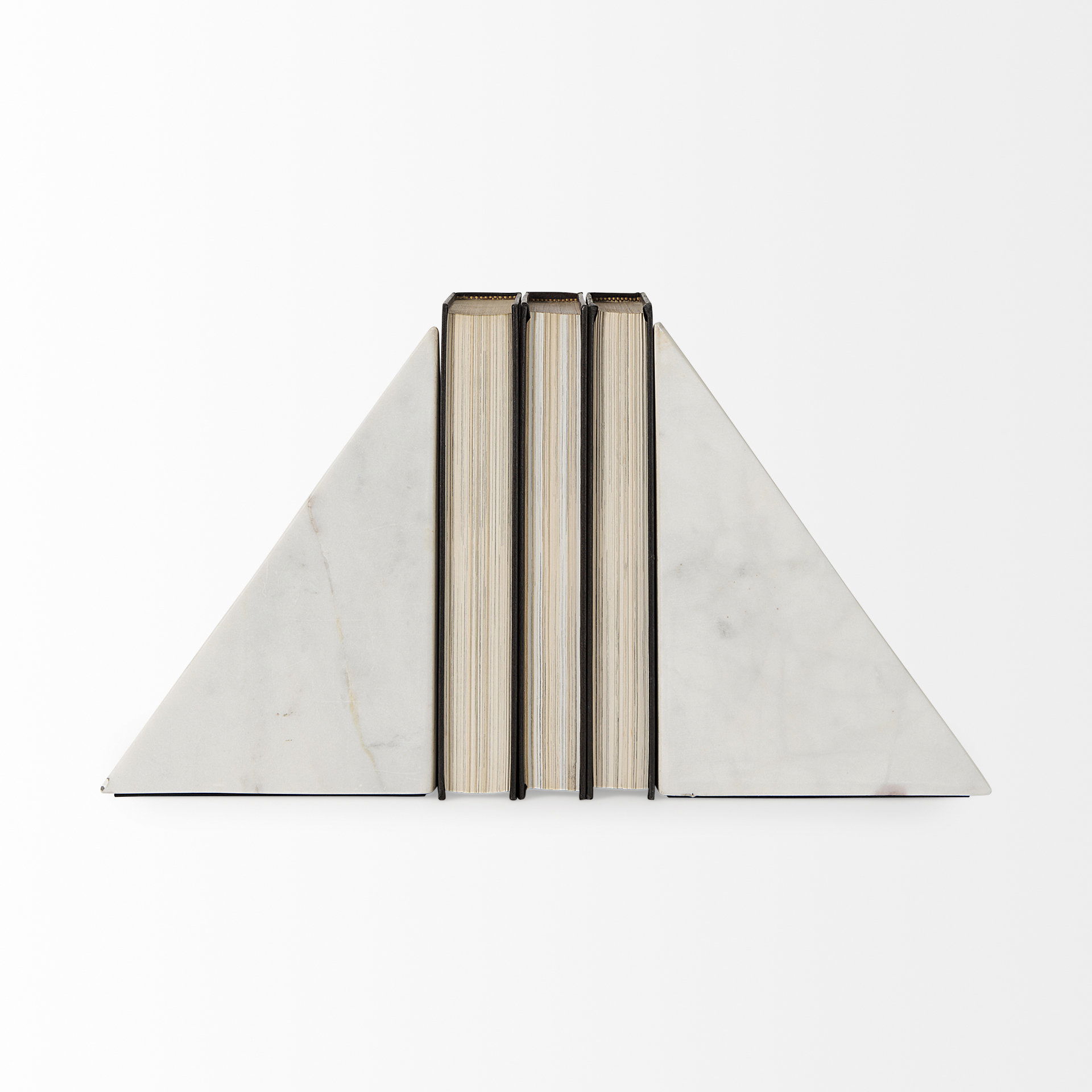 Sophia 8.0'L x 6.0'W x 7.0'H Marble Set Of Two Bookends, by Mercana, 8" length x 6" width x 7" height View 6