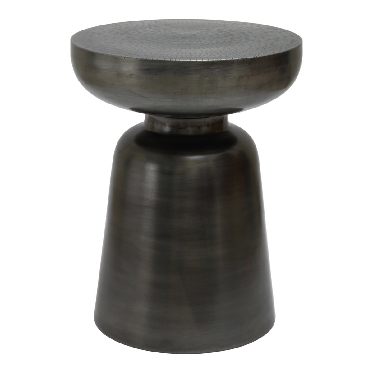 Arthur Accent Table Antique Nickel, Side & End Table by Moe's Home, 15" width x 19" height x 15" depth View 1