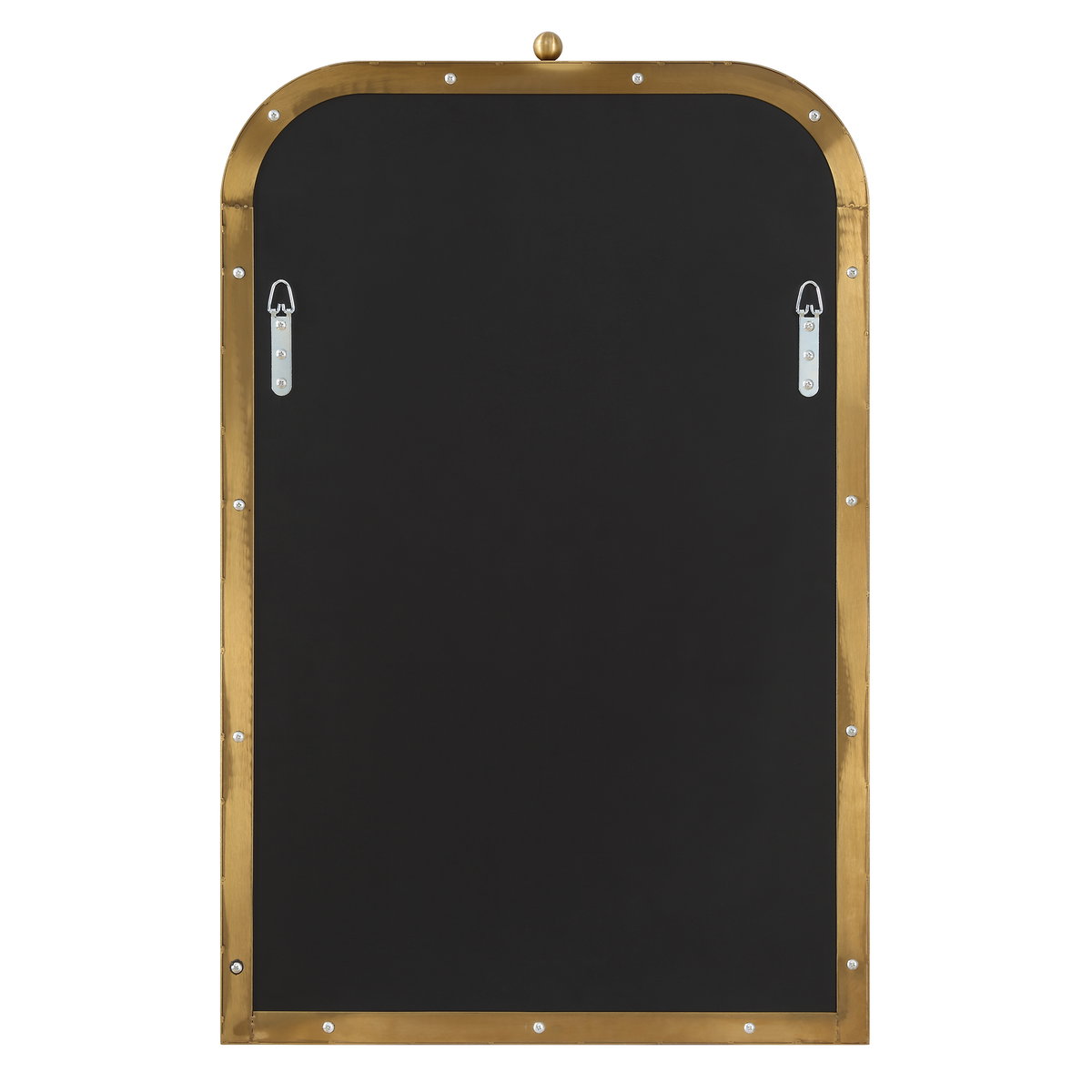 Cassidy Brass Arch Mirror, by Uttermost, 21" width x 33" height x 1" depth View 8