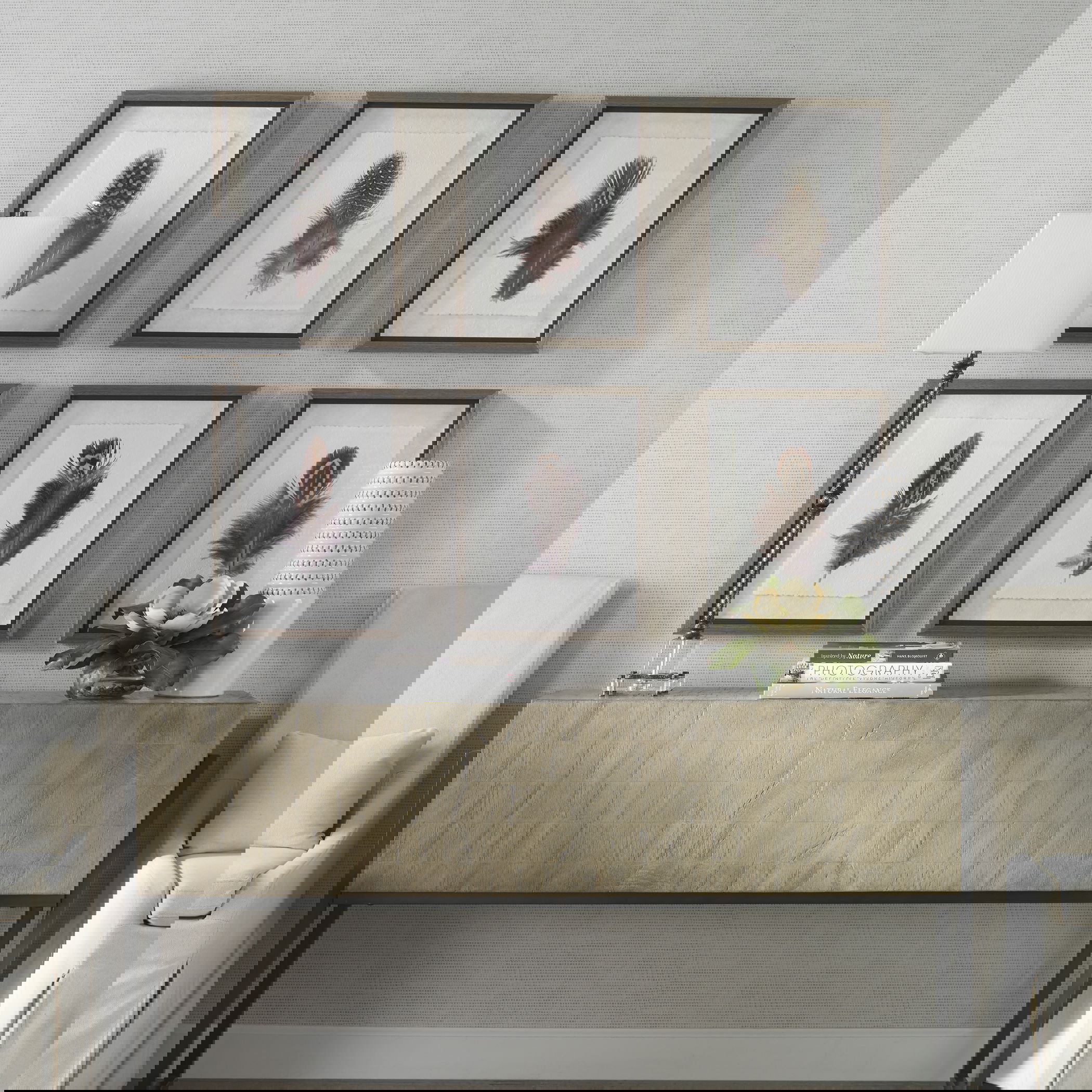 Birds Of A Feather Framed Prints Set/6, Painting by Uttermost, 15" width x 20" height x 1.75" depth View 2