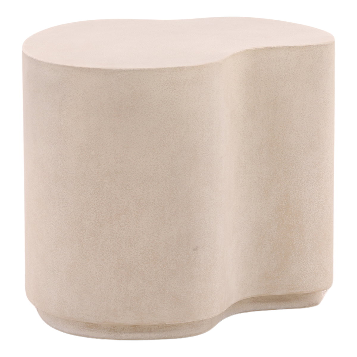 Xyra Outdoor Side Table Light Grey Small, Side & End Table by Dovetail, 21.75" width x 18" height x 21.75" depth View 3