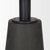 Maxwell 48' Round Pedestal Dining Table | White Marble & Black Wood | Seats 4, by Mercana, 48" length x 48" width x 30" height thumbnail 7