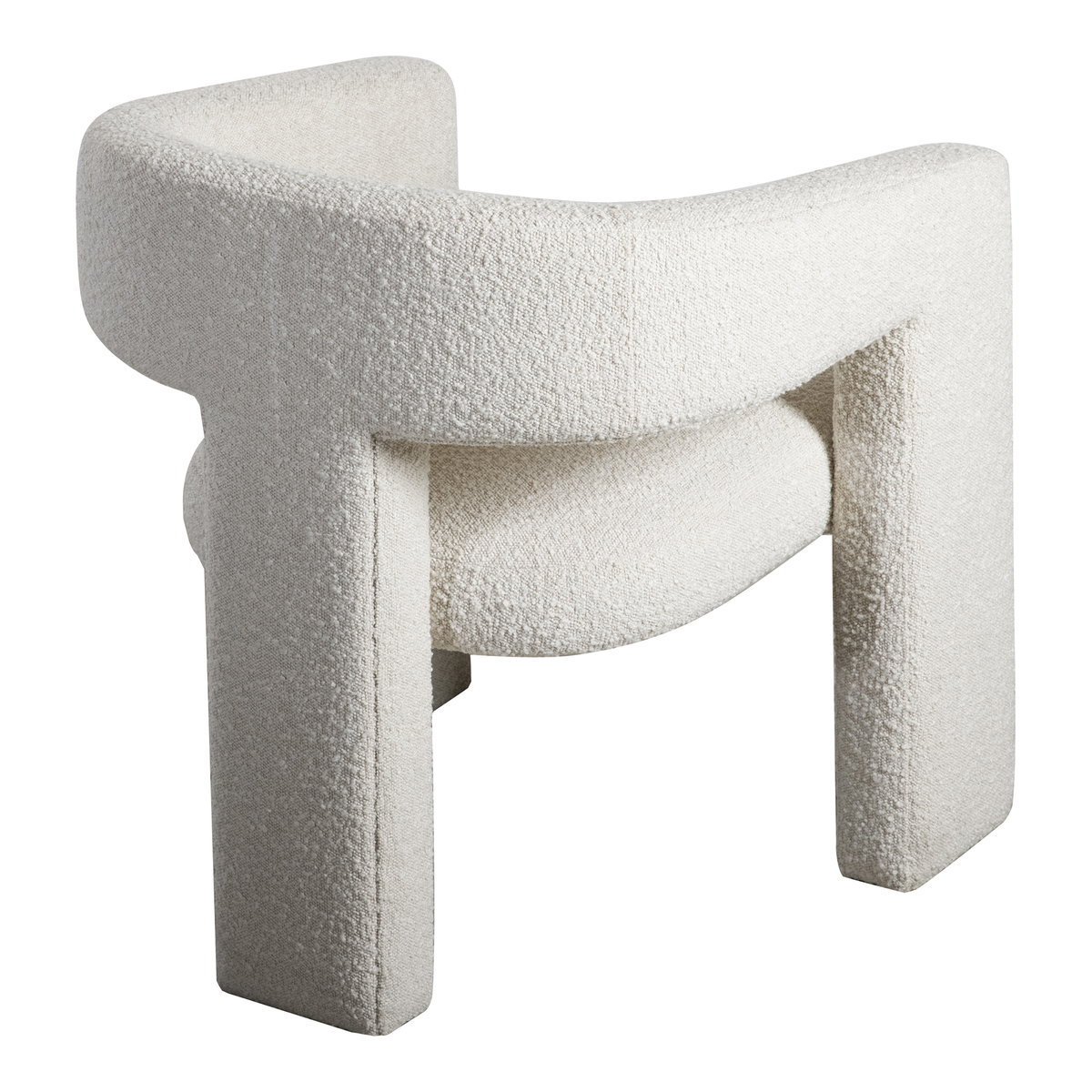 Elo Chair White, Accent Chair by Moe's Home, 29" width x 32" height x 28" depth View 6