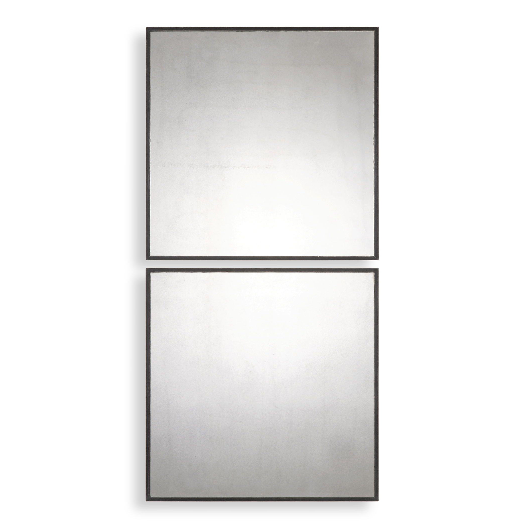 Matty Antiqued Square Mirrors, S/2 large image 