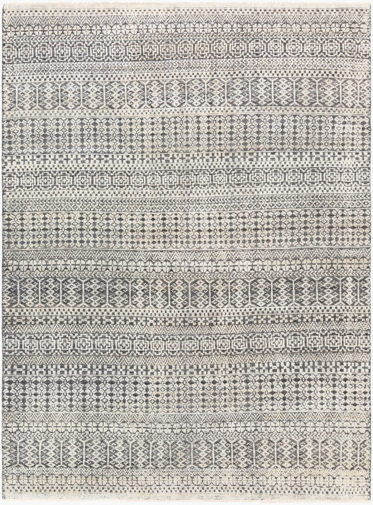 Nobility Handmade Rug, by Surya, 9' length x 6' width