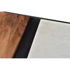 Blox Console Table White Marble And Warm Brown thumbnail 4