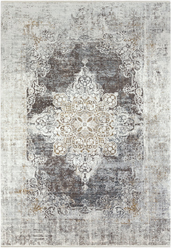 Solar Machine Woven Rug, by Surya, 11'1.86" length x 7'9.31" width