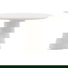 Jemina Outdoor Dining Table White, by Dovetail, 48" width x 30" height x 48" diameter x 48" depth thumbnail 1